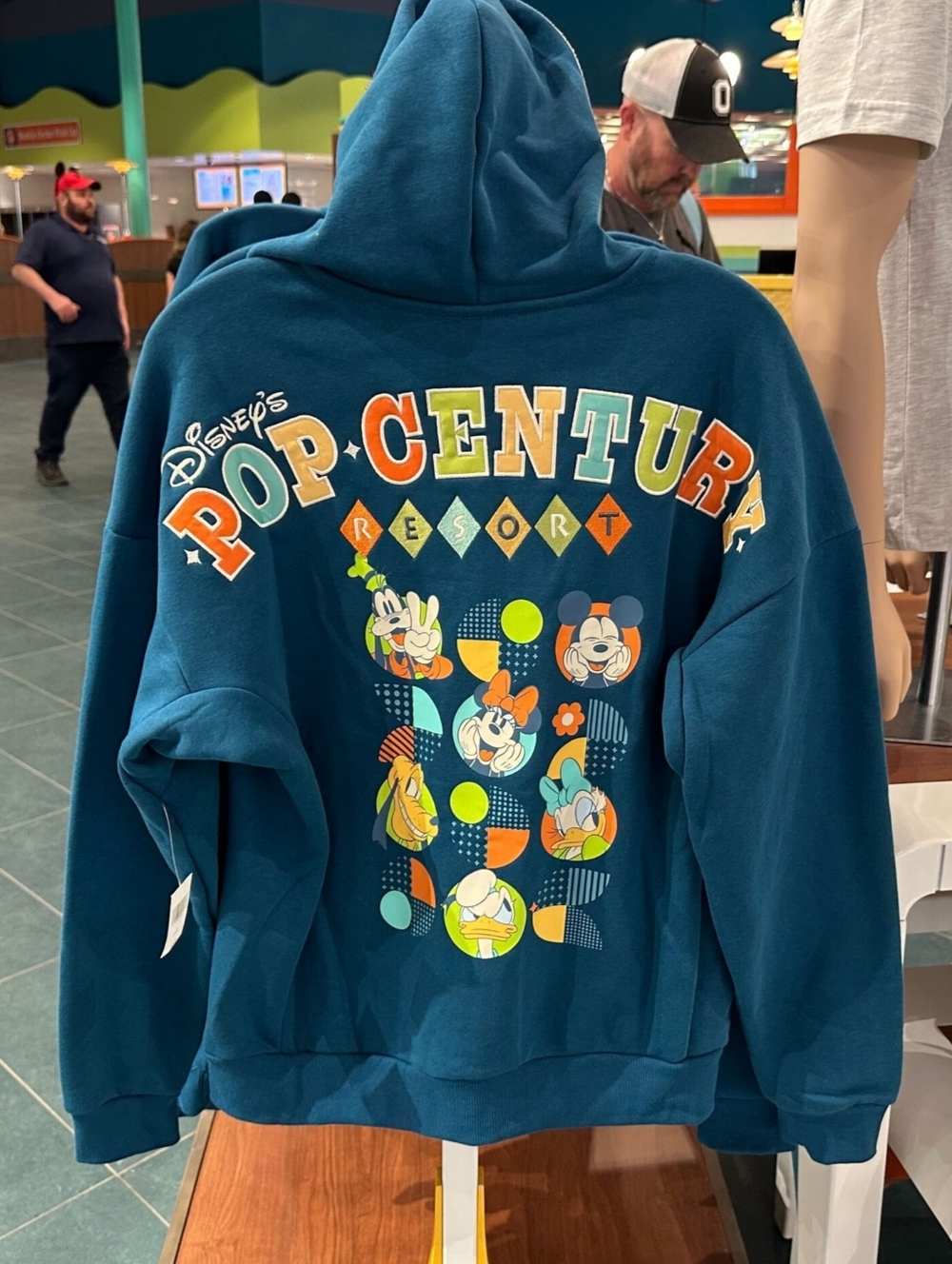Disney Parks Pop Century Zip-Up Hoodie Unisex